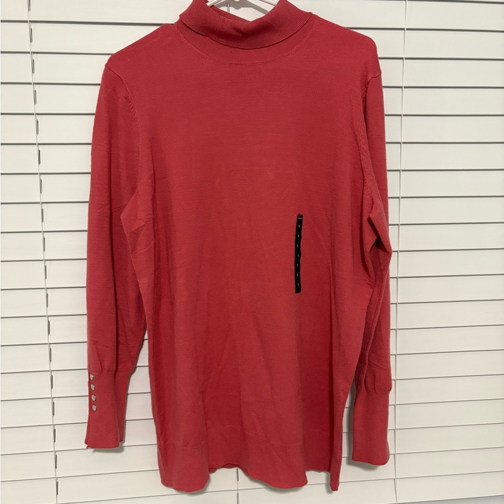 Torrid Pink Mock Neck Sweater